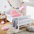 thumbnail image 5 of Kelnaro 2 Pieces Brushed Microfiber Toddler Pillowcases with Envelope Closure, 14x20 Inches, Pink, 5 of 6