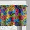 thumbnail image 5 of Ambesonne Funky Valance & Curtain, Geometric Sketchy Forms, 55"x24", Multicolor, 5 of 6