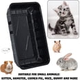 thumbnail image 3 of 30 Pack Disposable Cat Litter Boxes, Plastic Leakproof Litter Trays for Cats, Disposable Travel or Temporary Litters Pan for Kittens and Small Pets, 16.7 x 10.5 x 3.4 Inch(Black), 3 of 7
