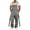Gray, variant on Men's Baggy Denim Overalls Bib Wide Leg Jeans with Utility Pockets Stretch Dungarees for Daily Wear Streetwear Hip Hop Skateboard Fall