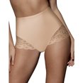 thumbnail image 2 of Hanes X054 Bali Culotte en Dentelle Contrôle Modéré Lot de 2 Moyen 2 Teinte Beige, 2 of 2