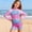 Light Pink, variant on YANGXINX Girls' Swimming Suits Long Sleeved Swimming Children's Scale Pattern Sun Protective for Hot Suitable Ages 1-8 swimsuit coverup for girl