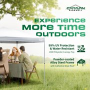Caravan Canopy V Series Sidewalls w/V Series 2 Angled Leg Canopy & 4 Plates