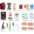 thumbnail image 2 of IFAK Trauma Kit  Medical First Aid Bleeding Control Emergency Survival Bag for Camping Hiking Outdoor Gear Supplies Black, 2 of 6