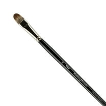 Creative Mark Hamburg Premiere Professional Oil Painting Brushes - Filbert #14 Oil Paint Brush - Handmade in Germany, Natural & Synthetic Hair Blend, Long Triple-Lacquered Birch Handle