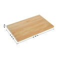 thumbnail image 6 of Flash Furniture 30x48 Solid Wood Indoor 1.5 Inch Thick Rectangular Tabletop in Natural, 6 of 11
