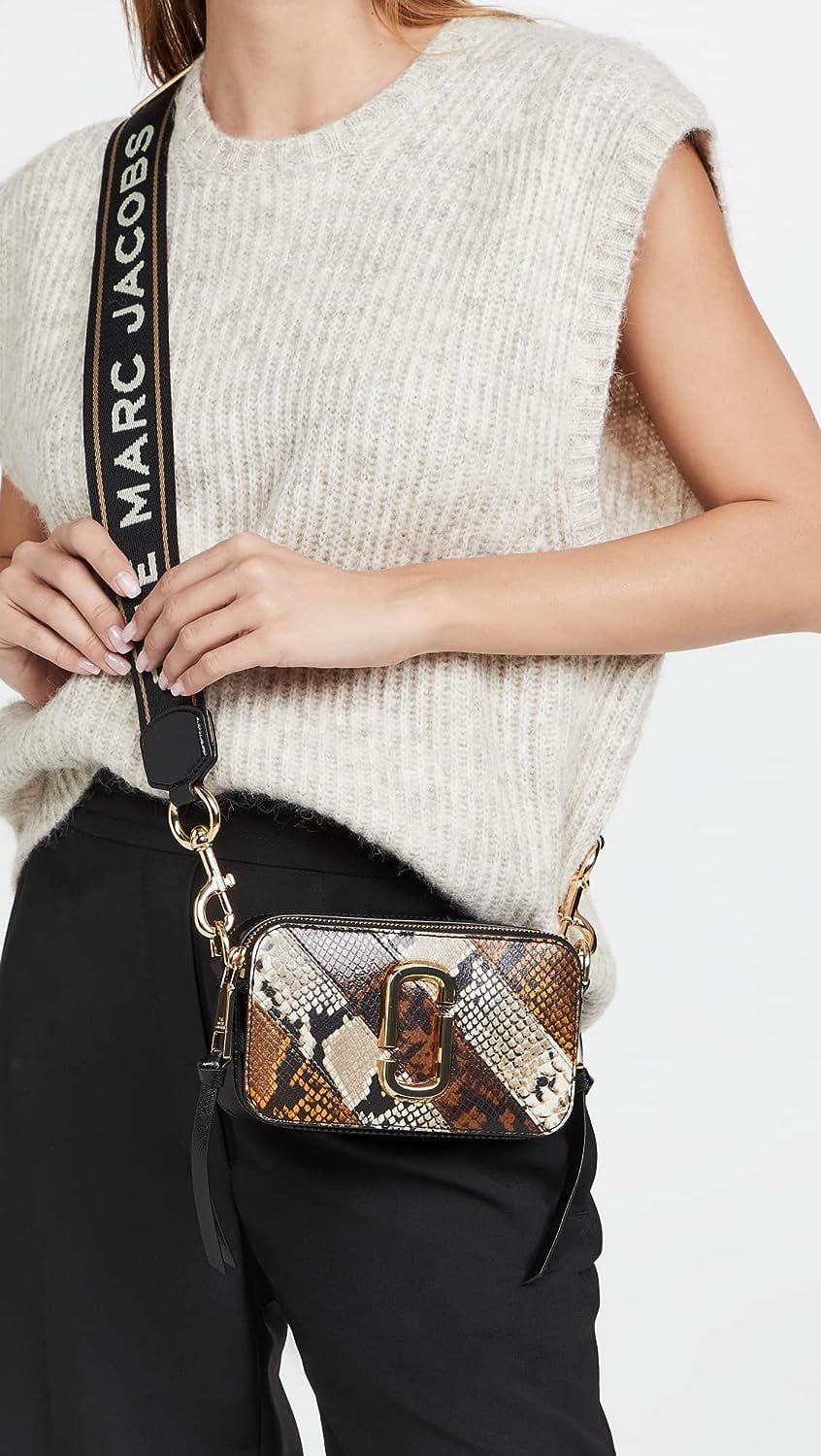 Cross body bags Marc Jacobs - The Logo Strap Snapshot bag in brown -  M0012007903