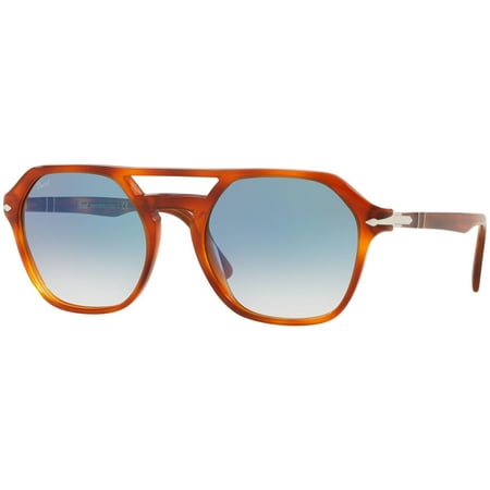 Authentic Persol Sunglasses PO3206S 96/3F Orange Frames Blue Lens 51MM