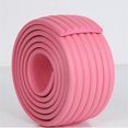 thumbnail image 1 of Tiras de seguridad de 2 m para bebés y niños, tiras de protección de bordes de seguridad, protectores de esquinas, rollo de espuma, tira anticolisión para niños, tira de espuma extra gruesa, rosa ro, 1 of 5