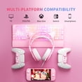 thumbnail image 4 of Auriculares para juegos SOMIC G951s Pink con micrófono para PS4, Xbox, PC y más, 4 of 8