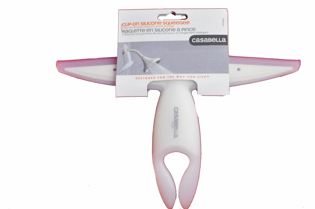 Casabella Clip On Silicone Squeegee Translucent