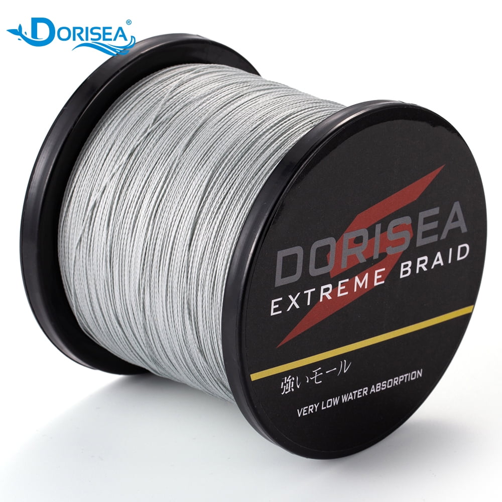 DORISEA Extreme Braided Fishing Lines - Abrasion Resistant Braided Lines – Incredible Superline – Zero Stretch – Smaller Diameter – A Must-Have!