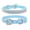 Light Blue, variant on Sparkly Rhinestone Pet Collar for Small Medium Large Dogs and Cats, Bling Crystal Studded Soft Leather Puppy Collar with Diamante Buckle, Adjustable Jeweled Neck Strap for Girl Pets