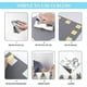 thumbnail image 4 of Self-Adhesive Mirror, 4 Pieces 20X20 Self-Adhesive Mirror Tiles Self Adhesive Decorative Mirror, 4 of 5