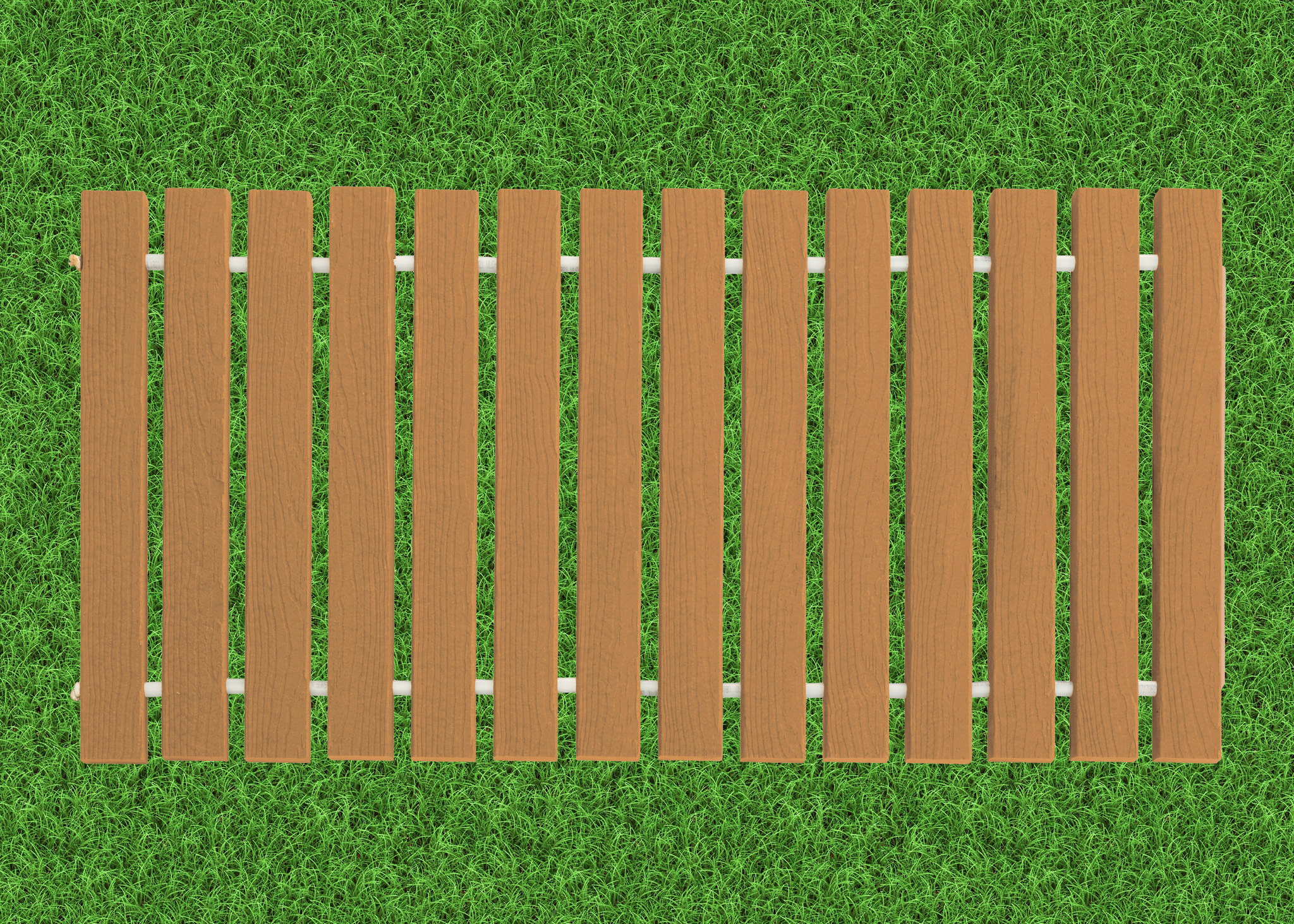 Furniture Barn USA® 4 Ft. Wide Roll-up Garden Walkway EverGrain