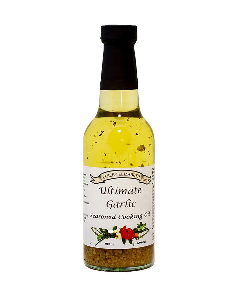 Lesley Elizabeth, Ultimate Garlic, Seasoned Cooking Oil, Dipping Oil, Grilling & Saute Oil, Cooking Oil, Oil, 10 fl oz, MID #OL1636, $15.24