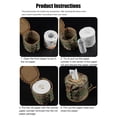 thumbnail image 3 of Bolsa de soporte de almacenamiento de rollo de papel, bolsa colgante de tejido para acampar con cinta Molle (CP) Likrtyny Para estrenar, 3 of 7