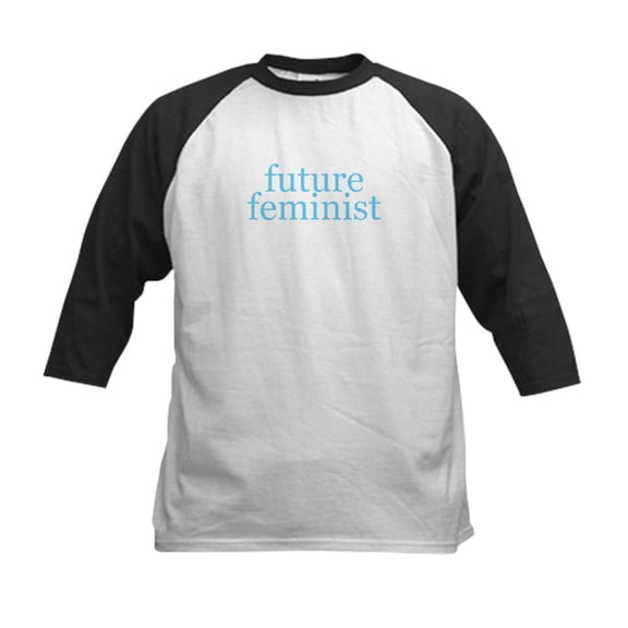 CafePress - Future Feminist Kids Baseball Jersey - Kids Cotton Baseball Jersey, 3/4 Sleeve Shirt