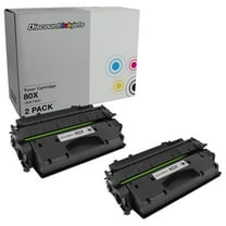 DI Toner Cartridge Replacements for HP 80X CF280X High Yield (Black 2-Pack) Compatible with Laserjet Pro M401a, M401dn, M401dne, M401d, M401n, M425dn, MFP M425dw