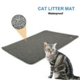 thumbnail image 5 of GreenJoy Cat Open Top Litter Box with Lid, Cat Litter Mat, Poop Lifter Scoop & Kitten Kitty Stainless Steel Feeding Dish Bowl, Cat Starter Kit 4 Pack for Small Cat Within 5 Months, 5 of 5