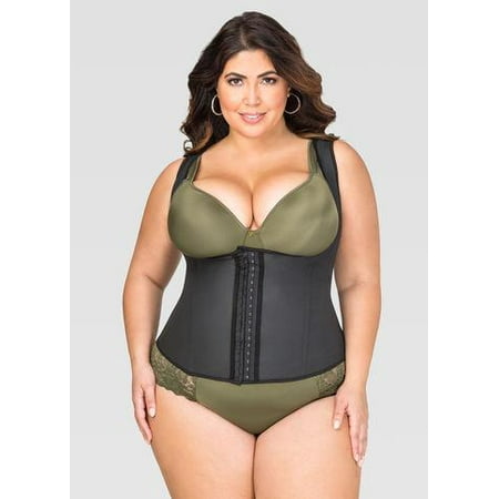 

Plus Size 3 Hook Waist Trainer ~ Posture Improving Cincher!