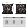 thumbnail image 2 of Fatima Hamsa Hand Evil Eye Ornaments Pillow Cover Decorative Throw Pillowcase Soft Cushion Covers Bed Sofa Couch 22x22, 2 of 6