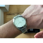 Seiko Essentials Mens Stainless Steel Silver Dial Quartz Watch SUR307