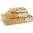 thumbnail image 2 of Popular Bath Gold Sinatra Bath Decor Accessories, Premium, Durable, Acrylic Resin, Eco-Friendly 3-Piece Bath Towel Set, 2 of 4