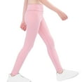 thumbnail image 2 of XXWXYD Kids Girls Leggings Spring Skinny Stretc𝗁y High Waist Ankle Length Yoga Pants Seamles Loung𝖾 Footless Tights Comfortable Workout Leggings, 2 of 5