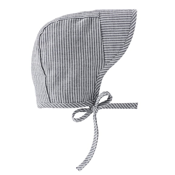 Gyujnb Linen Baby Sun Hat Breathable Adjustable Tie Bonnet for Spring Summer Daily Wear