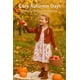thumbnail image 3 of Conjunto de vestido PATPAT para niña con volantes, estampado de flores marrones, 3 años, 3 of 8