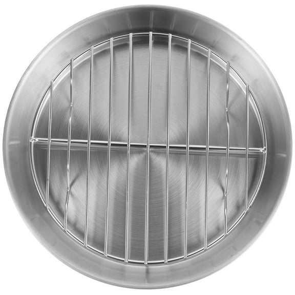 LOLIPPYY 1 Set Round Stainless Steel Roasting Tray with Rack for Baking and Oil Draining