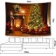thumbnail image 5 of Tapiz de Papá Noel Reno navideño colgado en la pared para decoración de dormitorio (L XL) 90 x 71 cm (a), 5 of 5