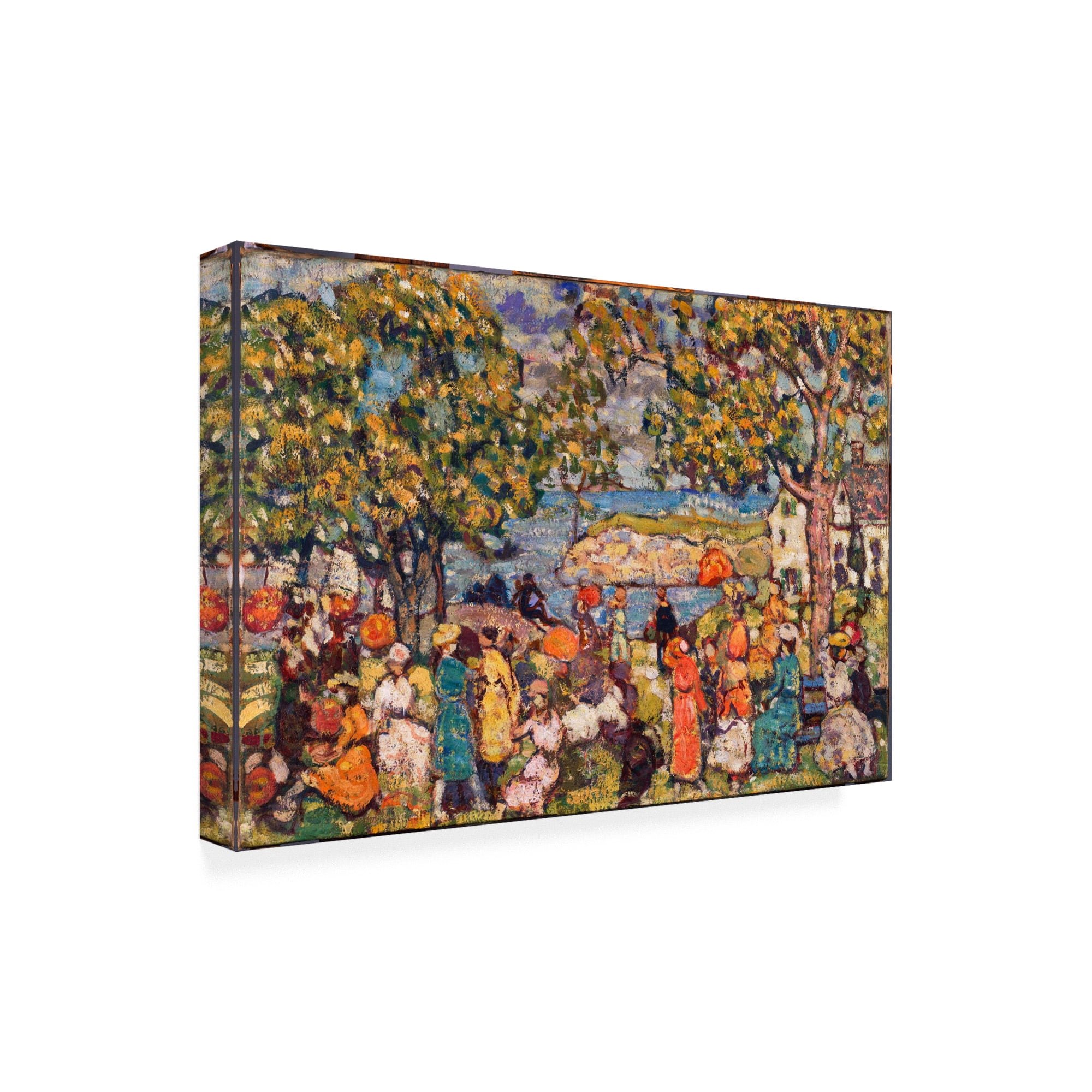 Trademark Fine Art 'Picnic' Canvas Art by Maurice Prendergast