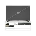 thumbnail image 6 of Furinno Moretti Modern Lifestyle TV Stand for TV up to 78 Inch, Solid White/White, 6 of 6