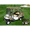 (4 pack) Formosa Covers Golf Cart Driving Enclosure for 4 seater with 2 seater roof up to 58"