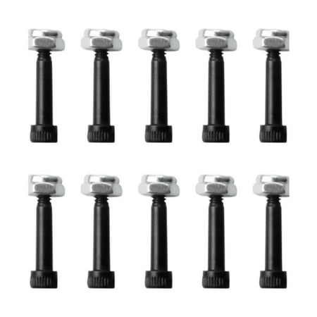 FashionCha 10Pcs BBQ Grill Motor Shaft Nut Bolt Motor Part Multiuse Sturdy Directly Replace