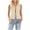 Beige, variant on Mevxay Women’s Tie Front Vest Top Summer V Neck Sleeveless Tank Crochet Tops Spring Fall Casual Trendy Cardigan Red XL