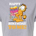 thumbnail image 3 of Garfield - Happy Birthday To Me - Juniors Cropped Cotton Blend T-Shirt, 3 of 5