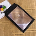 thumbnail image 3 of TOPINCN PVC Loupe, A4 Pleine Page 3x Loupe Grande Loupe Livre Aide à la Lecture Lentille PVC, 3 of 8