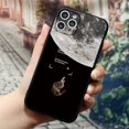 thumbnail image 1 of Funda con relieve 3D para iPhone SE 2020 XR X 7 8 6 Plus 6s, funda de silicona suave con pintura al óleo para iPhone 13 11 12 14 Pro XS Max, Capa de TPU Tan Jianjun unisex, 1 of 2