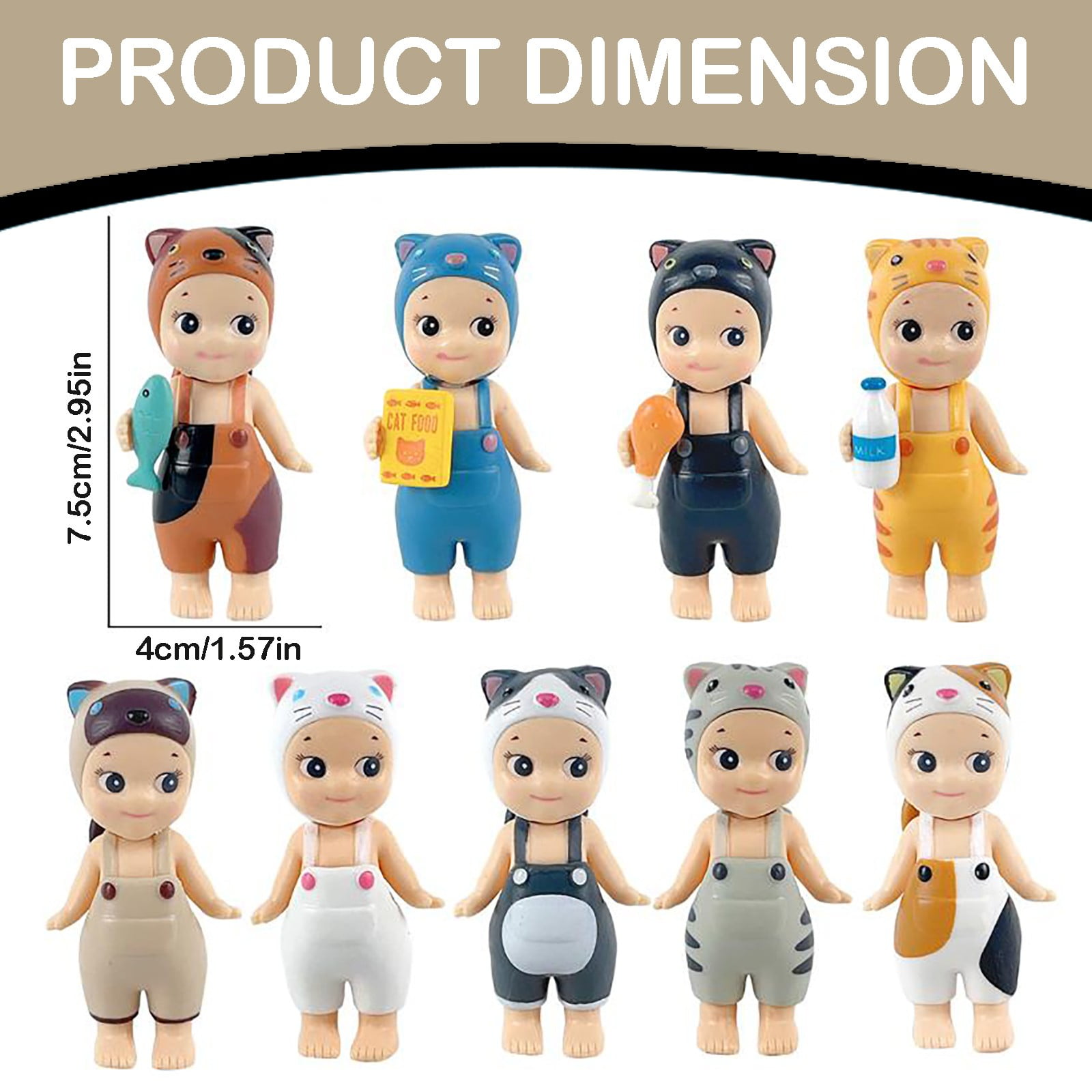 Hot! 18 Pcs Sonny Angel Cat Life Series,Original Mini Figure