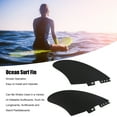thumbnail image 4 of Surfboard Fin, Thruster Fin Sets 2PCS Surfboard Accessories  For Surf Pavilion, 4 of 8