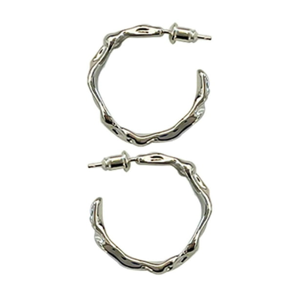 2x Pendientes Irregular Moda Vintage único Simple Joyería Niñas Sunnimix Aretes