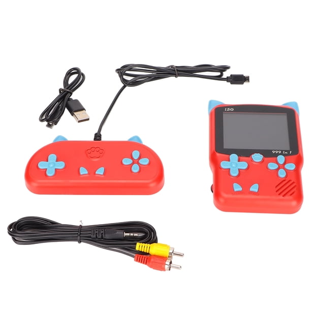 Consola de juegos portátil, miniconsola de juegos Retro con batería recargable de 1020mAh, compatible con TV y 2 jugadores