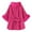 Hot Pink, variant on Women's Fashion Cape Shawl Jacket - Loose Plus Size, Temperament Design, Beige