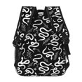 thumbnail image 4 of Balery Hand Drawn Snake Mochila Escolar Impresa, Mochila Ligera para Viajes Casual, Mochila Duradera y Cómoda Multifuncional, Mochila para Laptop-One Size, 4 of 5