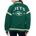 thumbnail image 2 of Women's Starter Green New York Jets Tournament Full-Snap Varsity Jacket, 2 of 2