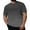 Dark Gray, variant on Fnnxeal Solid shirts for Men, Casual Mens Round Neck Tees Short Sleeve Blouse Big and Tall T-Shirt Summer Army Green Classic Tshirts Size 5XL