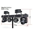 thumbnail image 3 of New LED Moving Head Beam Light Gig Bar Derby Strobe Effect Combined with Triple Stand Dj Set Lights Par Stage Lighting Rgbw, 3 of 5